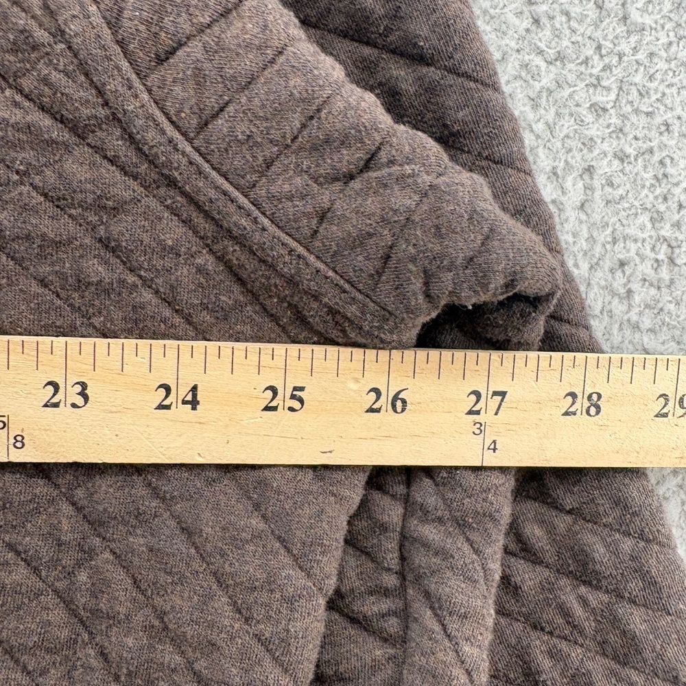 L.L.Bean Quilted Sweatshirt Crewneck Brown Men’s XXL Reg Traditional Fit - Picture 7 of 12